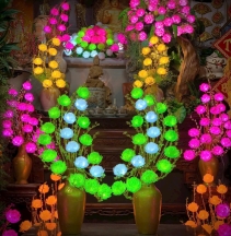 Đèn thờ hoa sen 