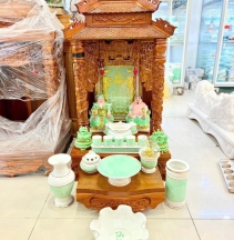 Trọn bộ ban thần tài mệnh mộc