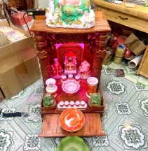 Ban thờ thần tài thổ địa mệnh Hoả