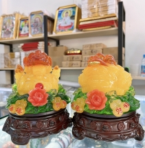 Cóc Tỳ hưu hoa mẫu đơn 