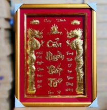 Bài vị cửu huyền dát vàng 