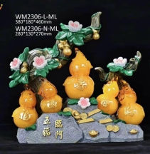 Hồ lô ngũ phúc Thạch Anh 