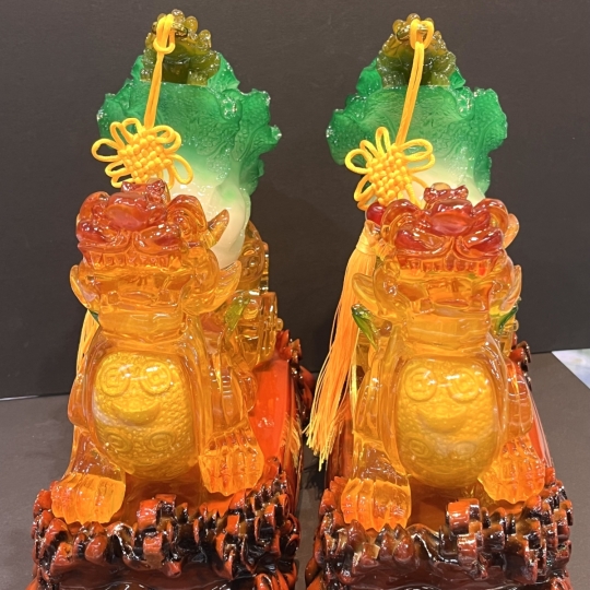 Tỳ hưu kéo bắp cải vàng