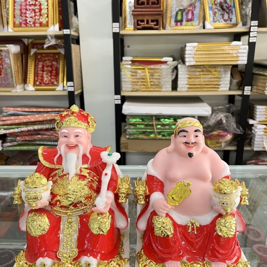 Thần tài Thổ địa mệnh Hoả - Thổ 