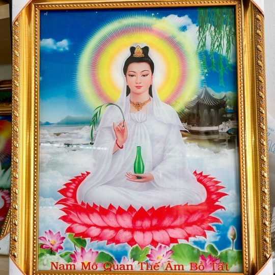 Tranh mẹ Quan Âm 