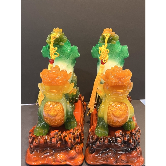 Tỳ hưu kéo bắp cải xanh