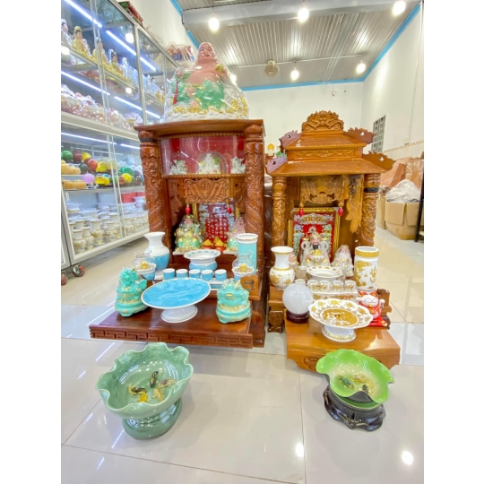 Trọn bộ ban thần tài mệnh mộc
