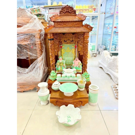 Trọn bộ ban thần tài mệnh mộc