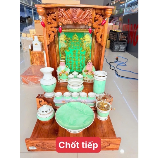 Trọn bộ ban thần tài mệnh mộc