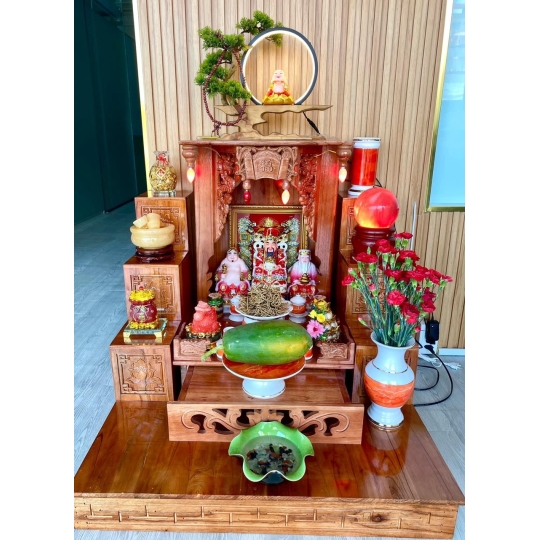 Ban thờ thần tài cho mệnh thổ 