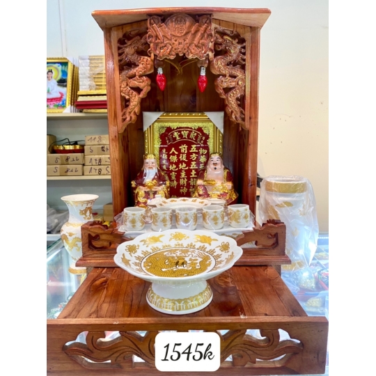 Ban thờ thần tài cho mệnh thổ 