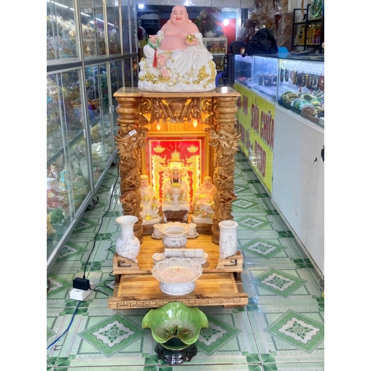 Ban thờ thần tài thổ địa mệnh Kim 