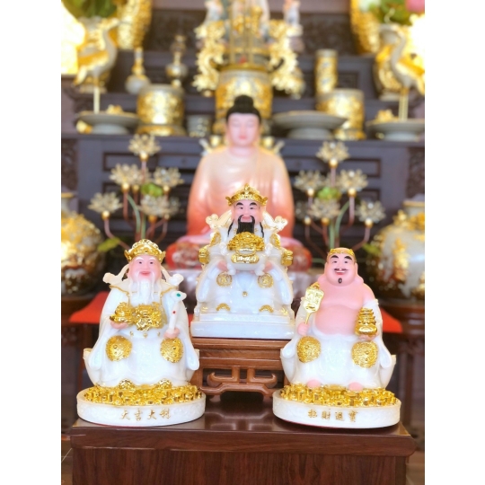 Tượng thần tài thổ địa thần tiền mệnh Kim 