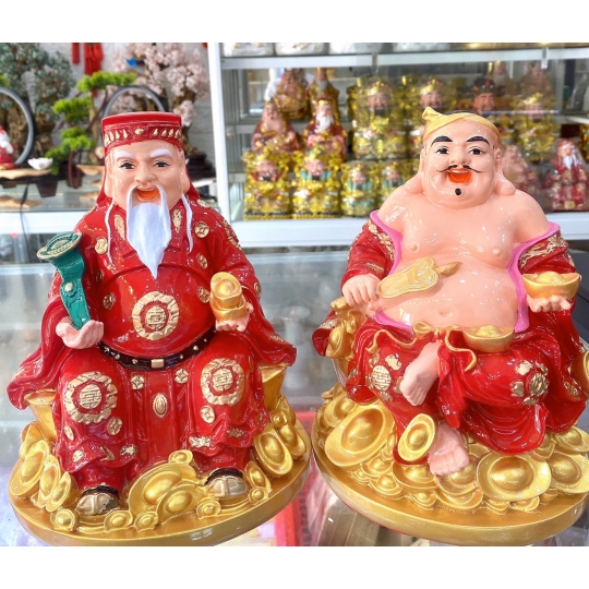 Tượng thần tài thổ địa thần tiền mệnh Hoả 