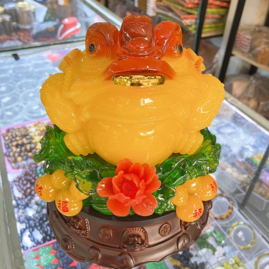 Cóc Tỳ hưu hoa mẫu đơn 