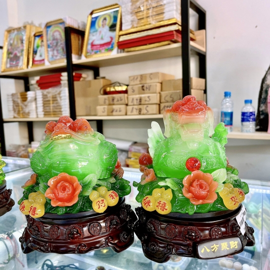 Cóc Tỳ hưu hoa mẫu đơn 