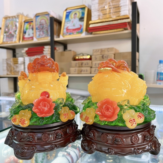 Cóc Tỳ hưu hoa mẫu đơn 