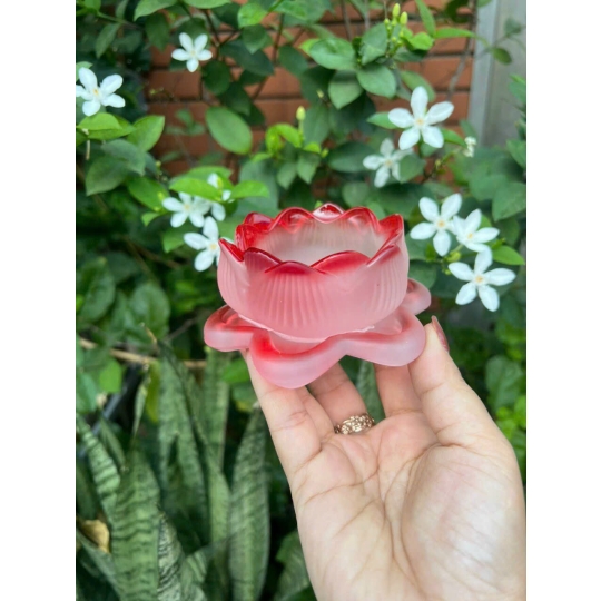 Đế nến hoa sen ngồi thiền 