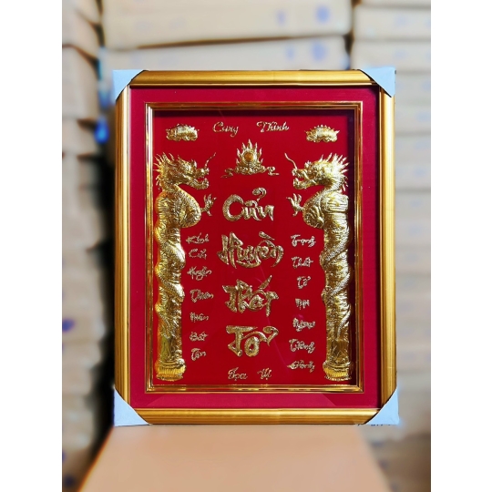 Bài vị cửu huyền dát vàng 