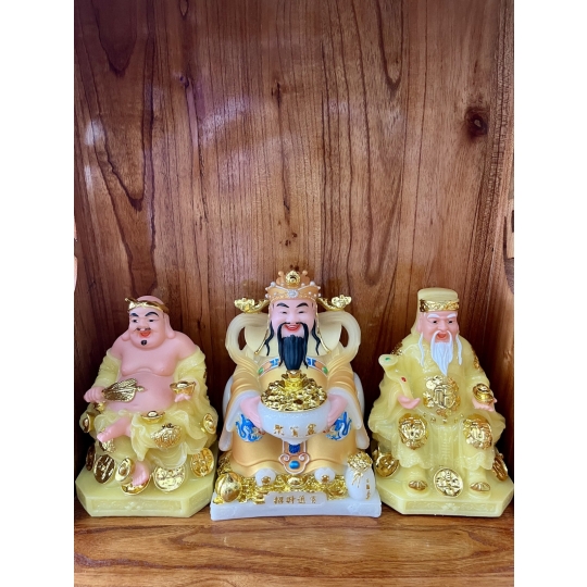 Combo 3 ông Thần Tài Thổ Địa Thần Tiền mệnh Kim - Thổ
