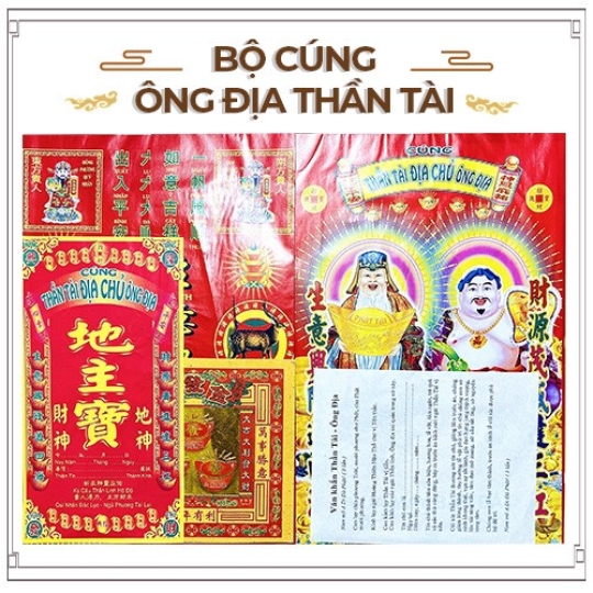 Giấy tiền cúng Thần tài thổ địa 