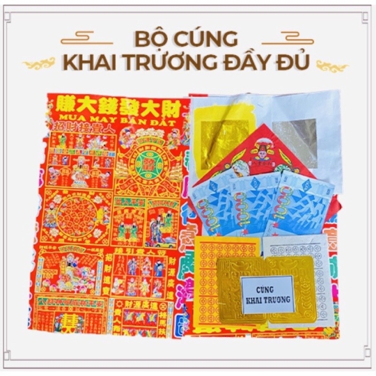 Giấy tiền cúng Khai trương