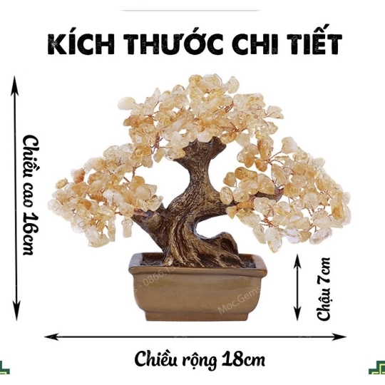 Cây Thạch Anh quả đào tài lộc 