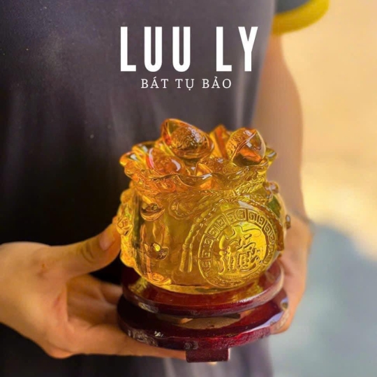 Bát tụ bảo hình túi tiền 